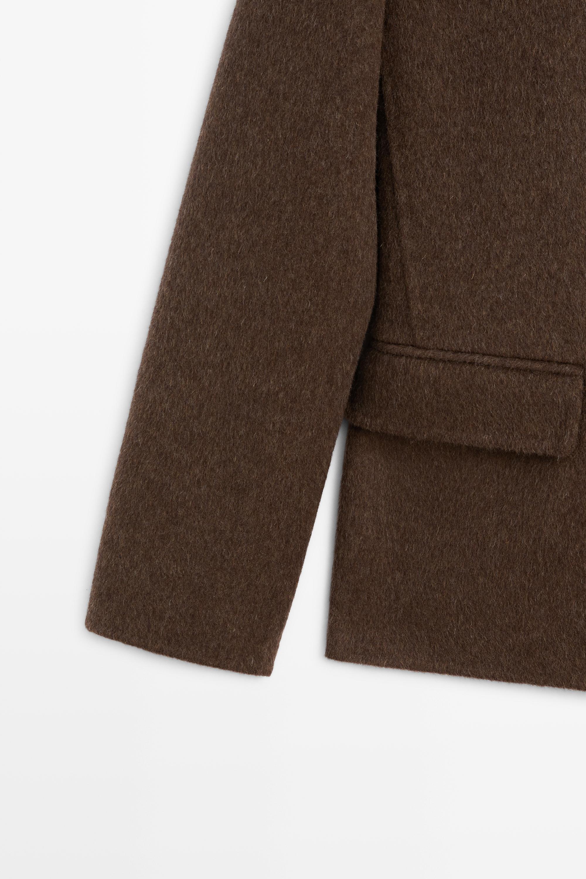 Wool blend blazer